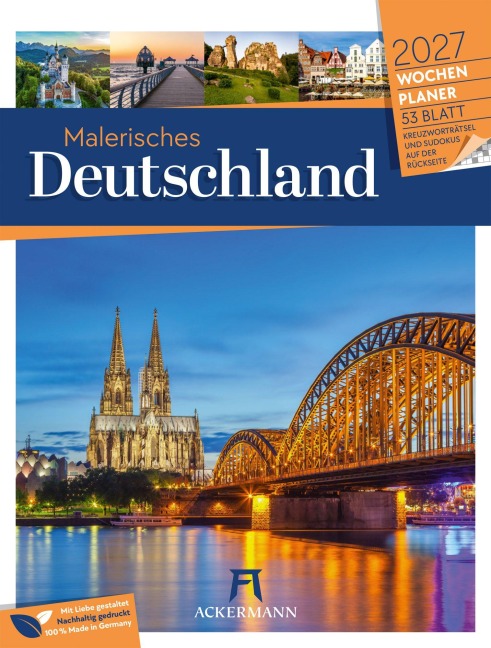 Malerisches Deutschland Wochenplaner Kalender 2027 - Ackermann Kunstverlag GmbH