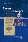 Cover-Bild zum Titel ''Essais'-Exzerpte' von 'Wolfgang Adam'