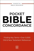 Cover-Bild zum Titel 'Pocket Bible Concordance' von 'Thomas Nelson'