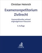 Cover-Bild zum Titel 'Examensrepetitorium Zivilrecht' von 'Christian Heinrich'