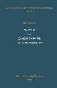 Cover-Bild zum Titel 'Analysis und Zahlentheorie' von 'Erich Hecke'
