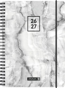 Cover-Bild zum Titel 'Schülerkalender 2026/2027 "Grey Marble" | A5, Kunststoff' von ''