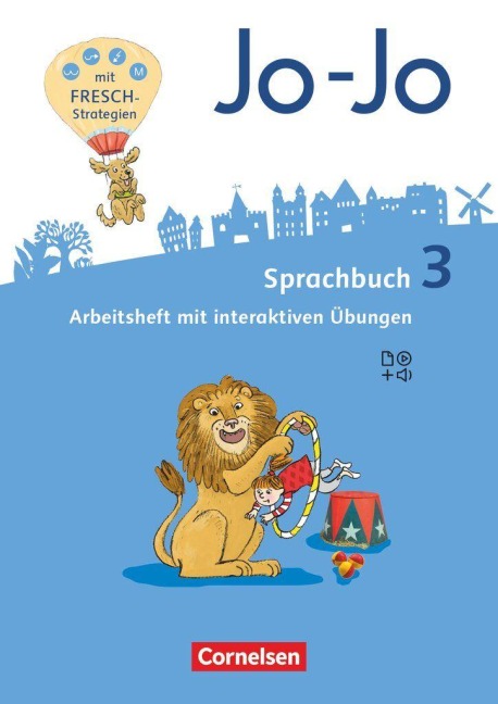 Jo-Jo Sprachbuch 3. Schuljahr - Allgemeine Ausgabe 2016 - Arbeitsheft - Mit interaktiven Übungen - Frido Brunold, Henriette Naumann-Harms, Rita Stanzel, Sandra Meeh