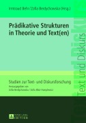 Cover-Bild zum Titel 'Prädikative Strukturen in Theorie und Text(en)' von ''