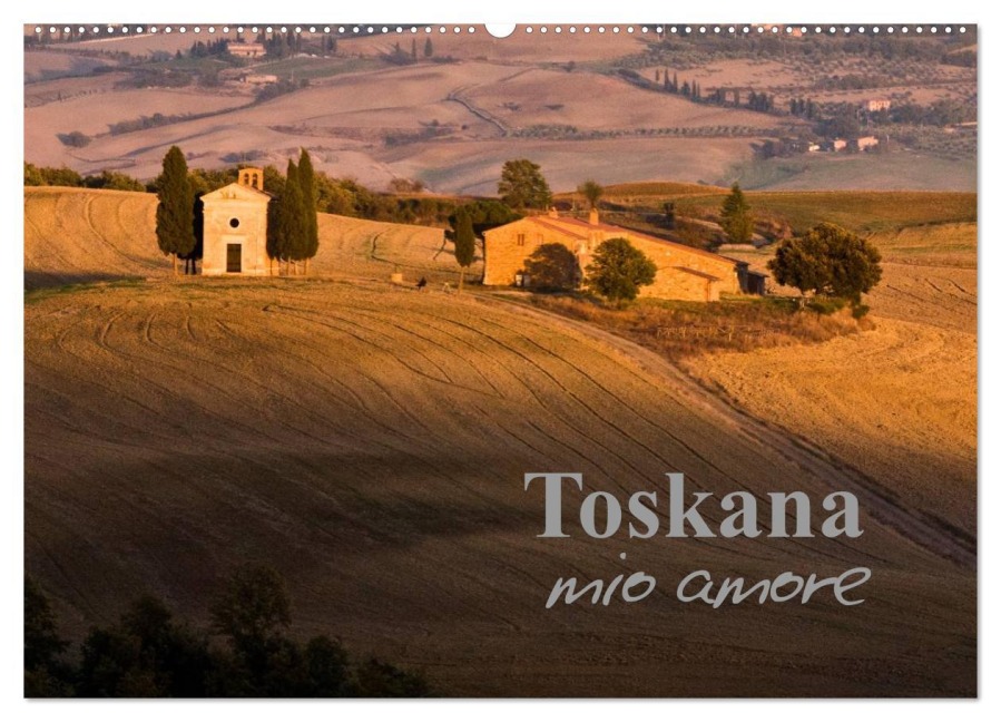 Toskana - mio amore (Wandkalender 2026 DIN A2 quer), CALVENDO Monatskalender - Katja Ledies