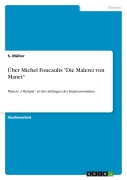 Cover-Bild zum Titel 'Über Michel Foucaults "Die Malerei von Manet"' von 'S. Müller'