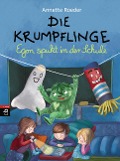 Cover-Bild zum Titel 'Die Krumpflinge - Egon spukt in der Schule' von 'Annette Roeder'