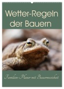 Cover-Bild zum Titel 'Wetter-Regeln der Bauern (Wandkalender 2026 DIN A2 hoch), CALVENDO Monatskalender' von 'Flori Flori0'