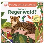 Cover-Bild zum Titel 'Mein Pop-up-Buch zum Staunen. Wer lebt im Regenwald?' von 'Sandra Grimm'
