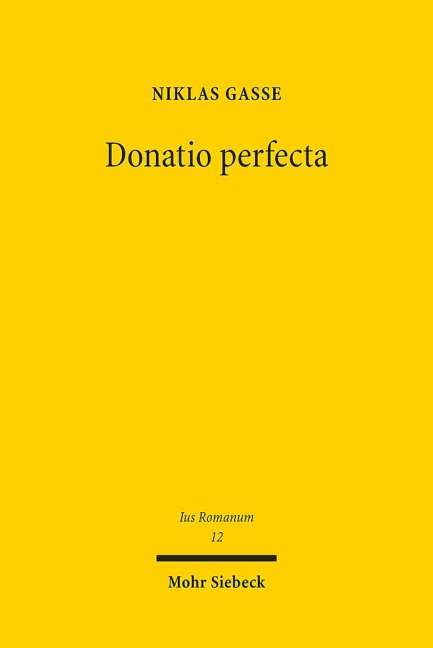 Donatio perfecta - Niklas Gasse