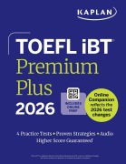 Cover-Bild zum Titel 'TOEFL  iBT Premium Plus 2026' von 'Kaplan Test Prep'