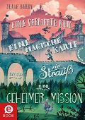 Cover-Bild zum Titel 'Eine verliebte Kuh, eine magische Karte und ein Strauß in geheimer Mission' von 'Julie Berry'