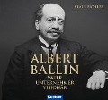 Cover-Bild zum Titel 'ALBERT BALLIN' von 'Klaus Eichler'
