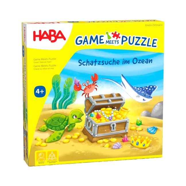 Game m. Puzzle - Schatzsuche im Ozean - 