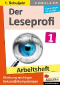 Cover-Bild zum Titel 'Der Leseprofi / Arbeitsheft - Fit durch Lesetraining / Klasse 1' von 'Ulrike Stolz, Lynn-Sven Kohl'