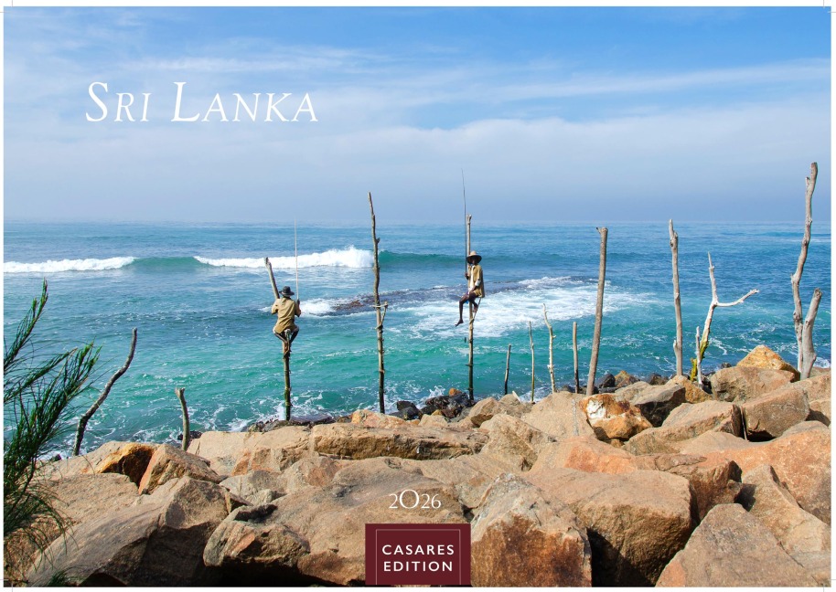 Sri Lanka Kalender 2026 - Wandkalender | Fotokalender Asien 24x35cm - Hochwertiger für 2026 - mit atemberaubenden Fotos von Sri Lanka - 