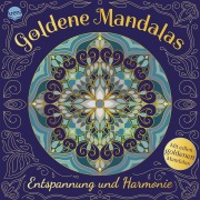 Cover-Bild zum Titel 'Goldene Mandalas. Entspannung und Harmonie' von 'Verena Münstermann'