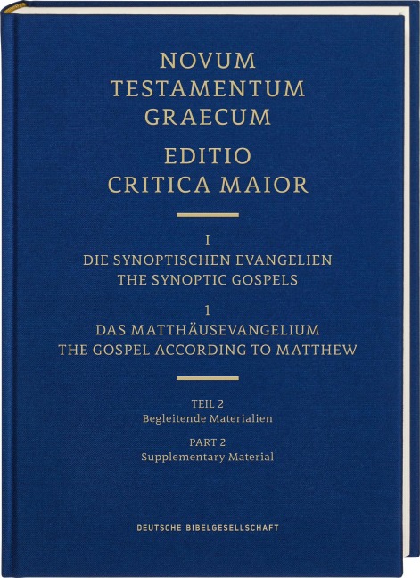 ECM I.1/2 Matthäusevangelium. Begleitende Materialien - 