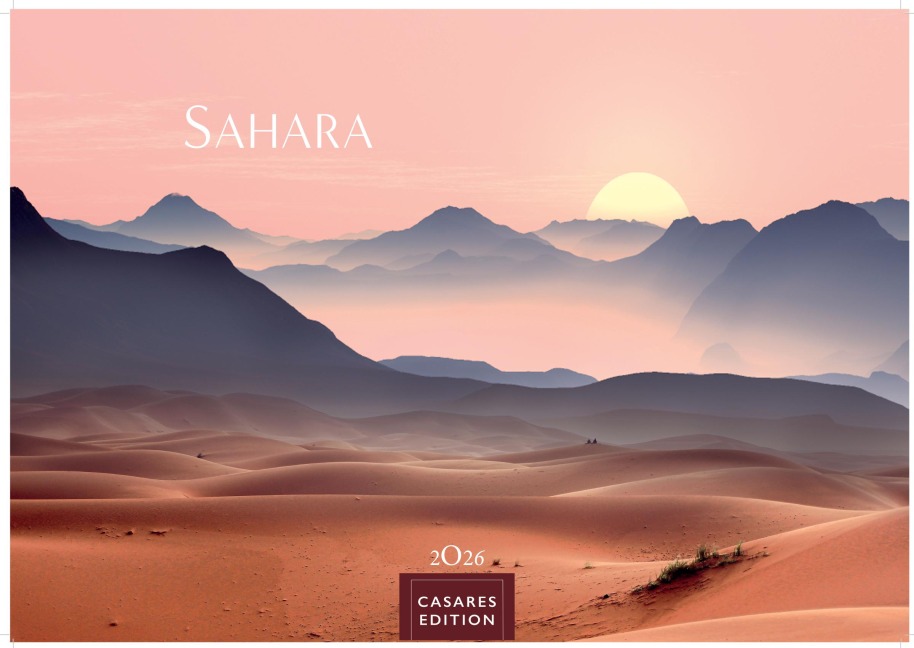 Sahara Kalender 2026 - Wandkalender | Fotokalender Afrika 35x50 cm - . mit 12 brillanten Fotos der Wüste - 