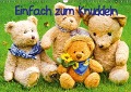 Cover-Bild zum Titel 'Einfach zum Knuddeln / Geburtstagskalender (Wandkalender immerwährend DIN A3 quer)' von 'Karin Sigwarth'
