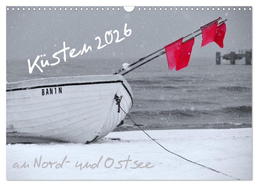 Küsten an Nord- und Ostsee (Wandkalender 2026 DIN A3 quer), CALVENDO Monatskalender - Ralf Mock