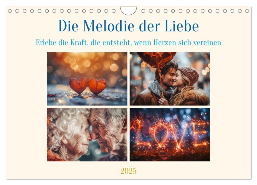 Die Melodie der Liebe (Wandkalender 2025 DIN A4 quer), CALVENDO Monatskalender - Steffen Gierok-Latniak