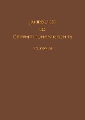 Cover-Bild zum Titel 'Jahrbuch des öffentlichen Rechts der Gegenwart. Neue Folge' von ''