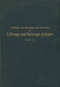 Cover-Bild zum Titel 'Leitfaden zum Berechnen und Entwerfen von Läftungs- und Heizungs-Anlagen' von 'K. Brabbée, H. Rietschel'