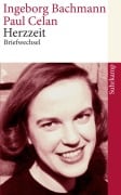 Cover-Bild zum Titel 'Herzzeit' von 'Ingeborg Bachmann, Max Frisch, Paul Celan, Gisele Celan-Lestrange'