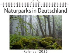 Cover-Bild zum Titel 'Naturparks in Deutschland - (Wandkalender 2025, Kalender DIN A4 quer, Monatskalender im Querformat mit Kalendarium, das perfekte Geschenk)' von 'Emilia Schmid'