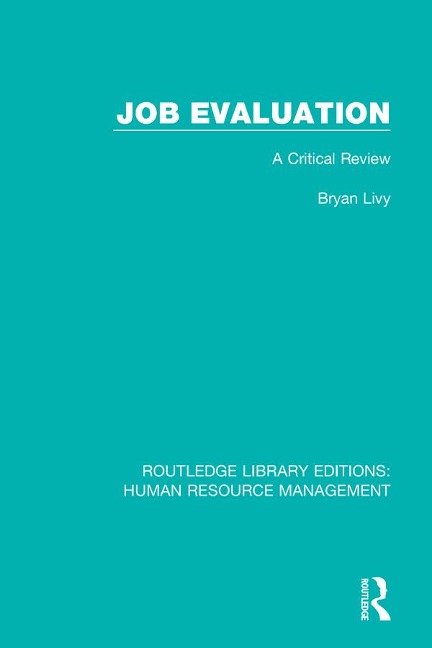 Job Evaluation - Bryan Livy