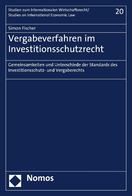 Vergabeverfahren im Investitionsschutzrecht - Simon Fischer