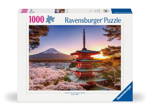 Erwachsenenpuzzle 1000 Teile - Kirschblüte in Japan - 