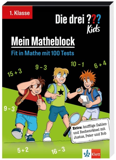 Die drei ??? Kids: Mein Matheblock 1. Klasse - 
