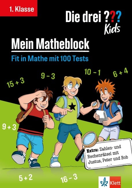 Die drei ??? Kids: Mein Matheblock 1. Klasse - 