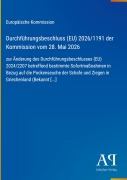 Cover-Bild zum Titel 'Durchführungsbeschluss (EU) 2026/1191 der Kommission vom 28. Mai 2026' von 'Europäische Kommission'