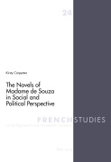 Cover-Bild zum Titel 'The Novels of Madame de Souza in Social and Political Perspective' von 'Kirsty Carpenter'