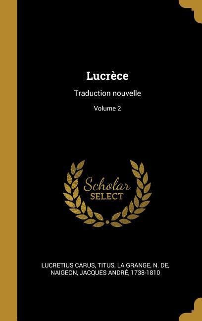 Lucrèce - Lucretius Carus Titus