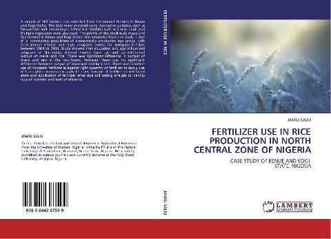 FERTILIZER USE IN RICE PRODUCTION IN NORTH CENTRAL ZONE OF NIGERIA - Jamiu Saliu