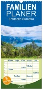 Cover-Bild zum Titel 'Familienplaner 2026 - Entdecke Sumatra mit 5 Spalten (Wandkalender, 21 x 45 cm) CALVENDO' von 'Frank Baumert'