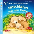 Cover-Bild zum Titel 'Baby Pixi (unkaputtbar) 96: Mein Lieblingsbuch vom Einschlafen mit den Tieren' von 'Denitza Gruber'