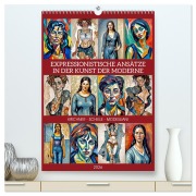 Cover-Bild zum Titel 'Expressionistische Ansätze in der Kunst der Moderne (hochwertiger Premium Wandkalender 2026 DIN A2 hoch), Kunstdruck in Hochglanz' von 'Werner Braun'
