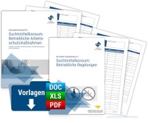 Cover-Bild zum Titel 'Paket Umgang mit Suchtmittelkonsum: Betriebliche Arbeitsschutzmaßnahmen und Regelungen' von 'Forum Verlag Herkert Gmbh'