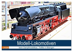 Cover-Bild zum Titel 'Modell-Lokomotiven beim Dampfmodellbau - Treffen in Bisingen (Wandkalender 2026 DIN A4 quer), CALVENDO Monatskalender' von 'Günther Geiger'