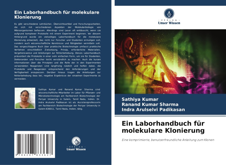 Ein Laborhandbuch für molekulare Klonierung - Sathiya Kumar, Ranand Kumar Sharma, Indra Arulselvi Padikasan