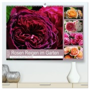 Cover-Bild zum Titel 'Rosen Reigen im Garten (hochwertiger Premium Wandkalender 2027 DIN A2 quer), Kunstdruck in Hochglanz' von 'Martina Cross'