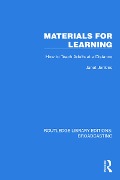 Cover-Bild zum Titel 'Materials for Learning' von 'Janet Jenkins'