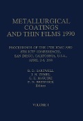 Cover-Bild zum Titel 'Metallurgical Coatings and Thin Films 1990' von ''