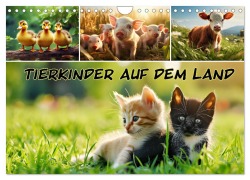 Cover-Bild zum Titel 'Tierkinder auf dem Land (Wandkalender 2026 DIN A4 quer), CALVENDO Monatskalender' von 'Susan Michel'