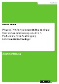 Cover-Bild zum Titel 'Prozess Hygiene. Lebensmitteltechnologie. Eine Zusammenfassung aus dem 5. Fachsemester im Studiengang Lebensmitteltechnologie' von 'Daniel Albers'